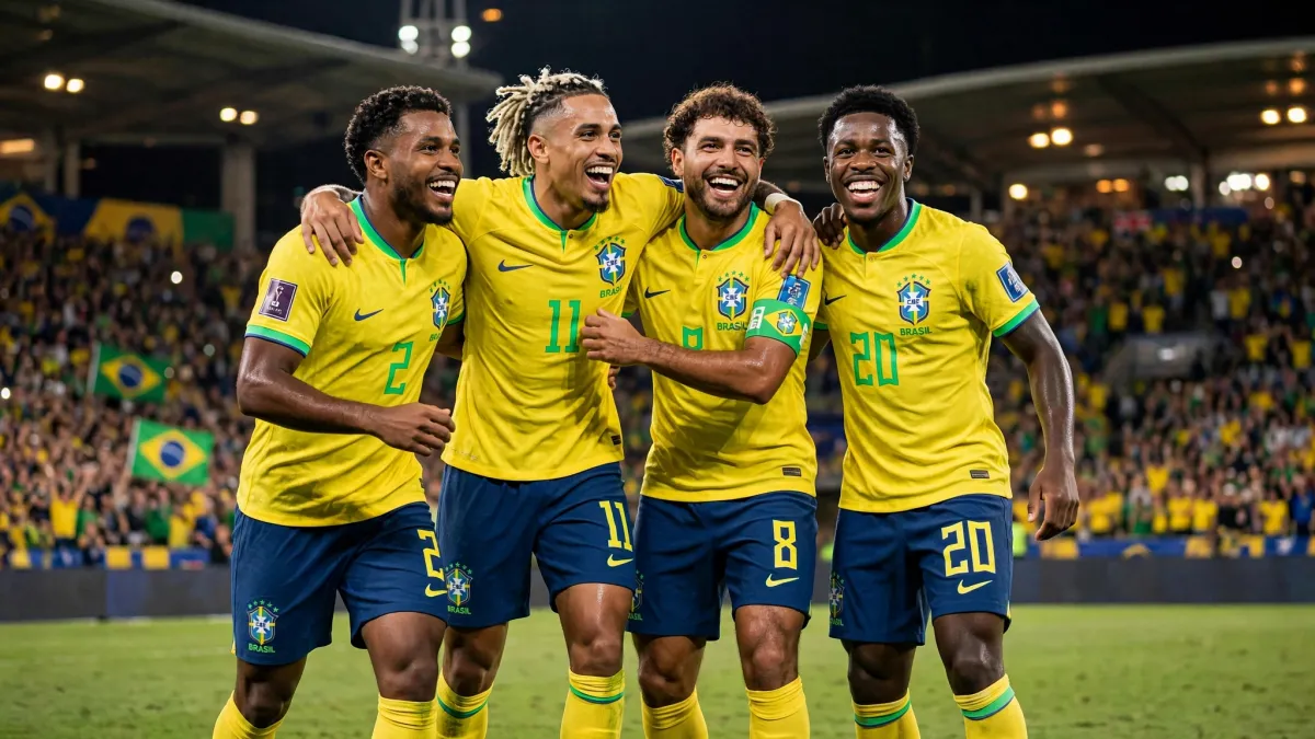 Seleção Brasileira vence a Austrália por 4 a 2 em partida amistosa realizada durante a Data Fifa