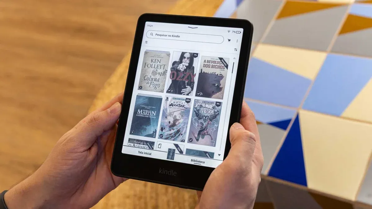 Amazon oferta Kindle Colorsoft com tela colorida e desconto de R$ 480